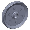 Poulie Acier Diametre 70mm Simple Gorge 	