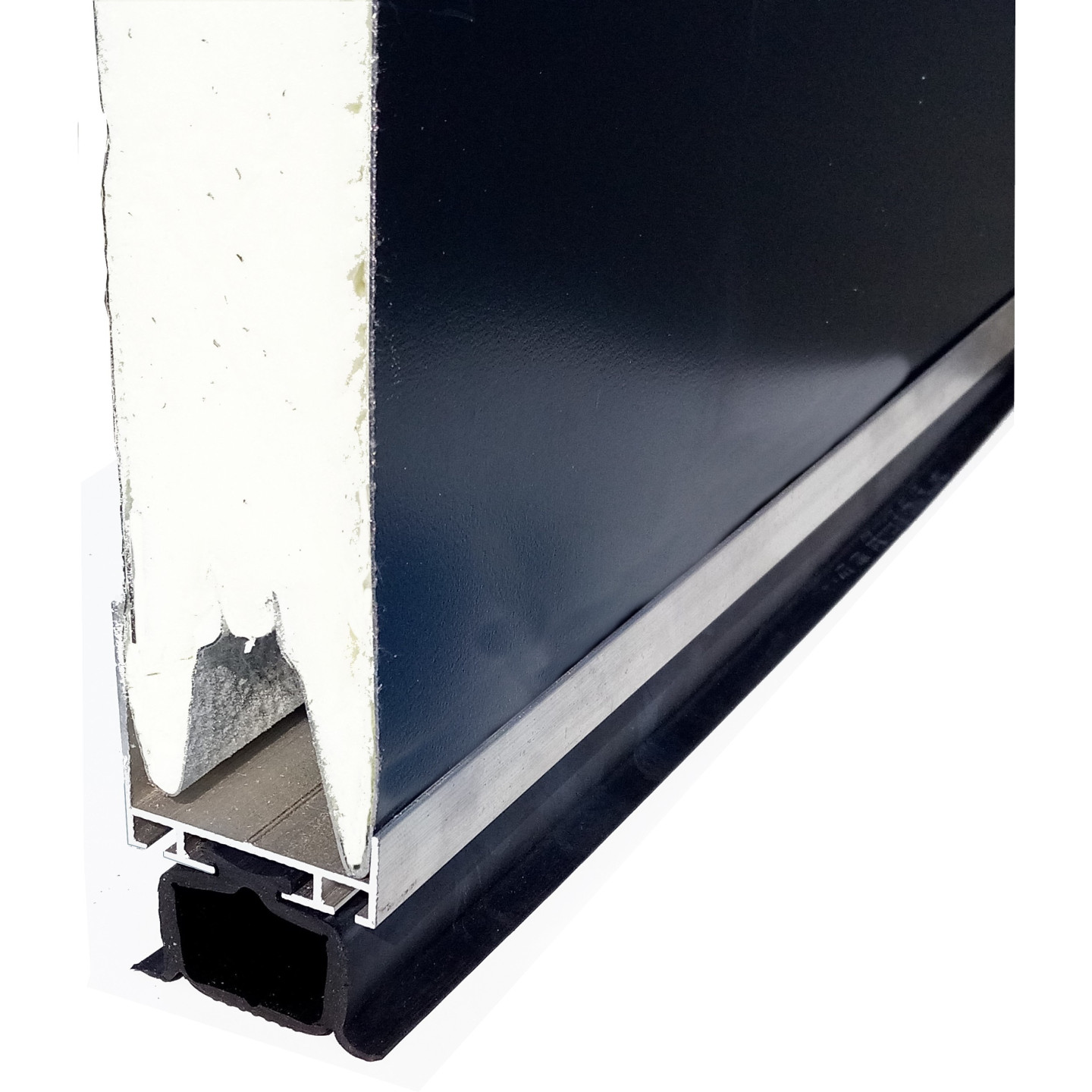 Profil Aluminium Support Joint Boudin EPDM