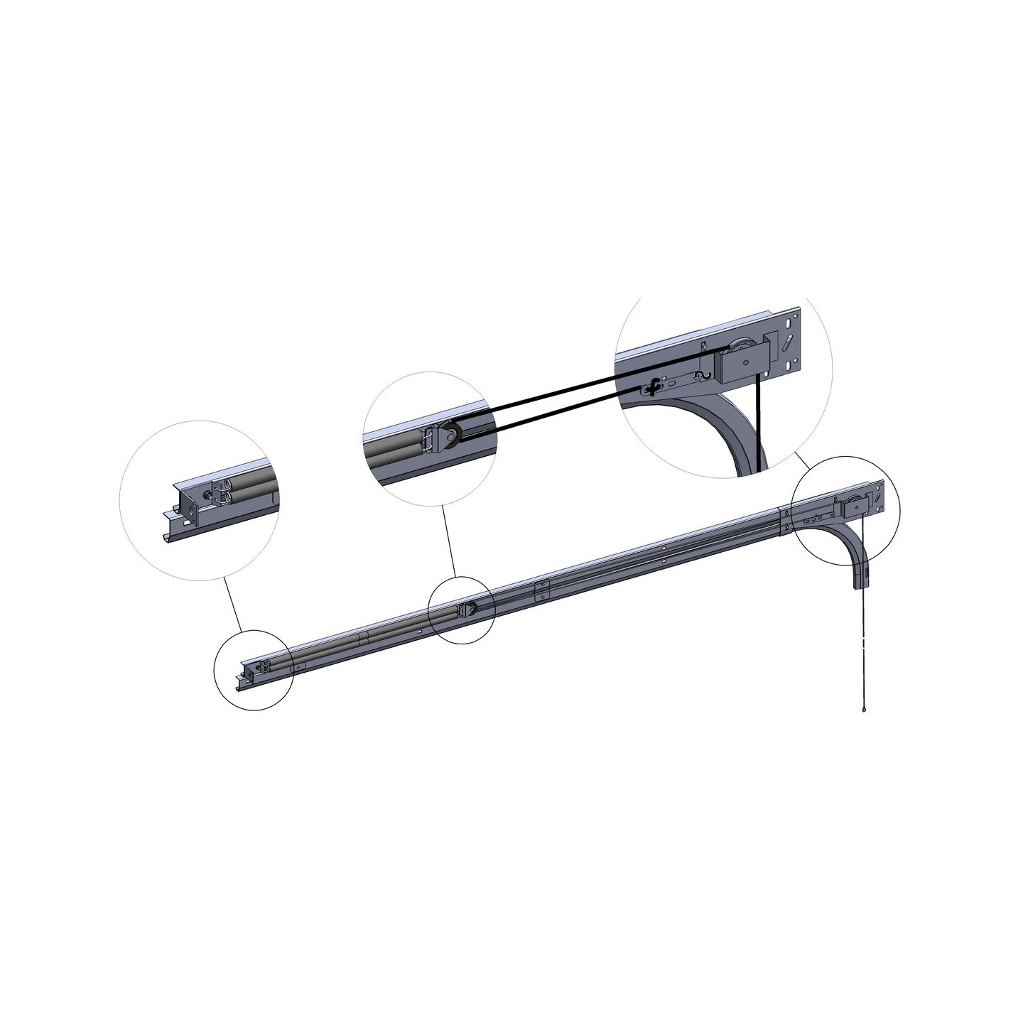 Kit de remplacement ressorts de torsion porte isolée 40mm