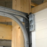 Détail roulette et double rail pour version hauteur sur-mesure