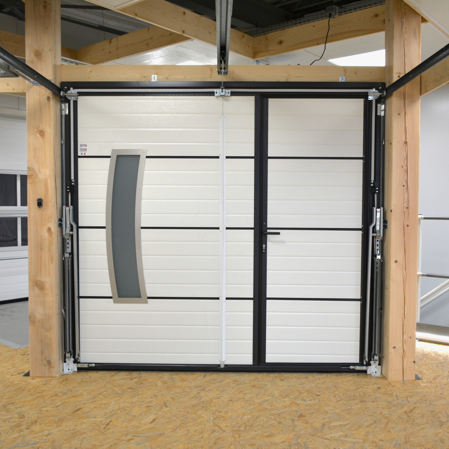 Vue de l'intérieur de la porte