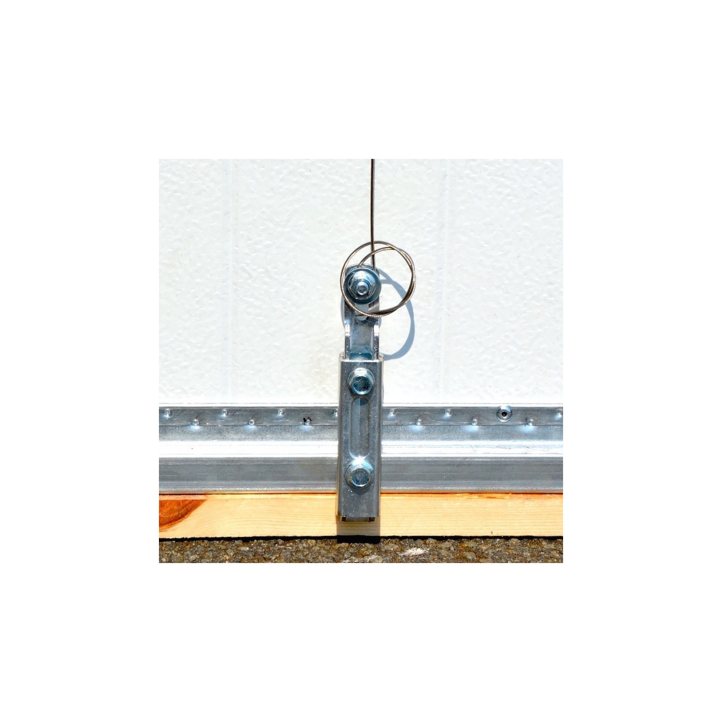 Serrure 1 point au sol + Blocage mécanique du moteur