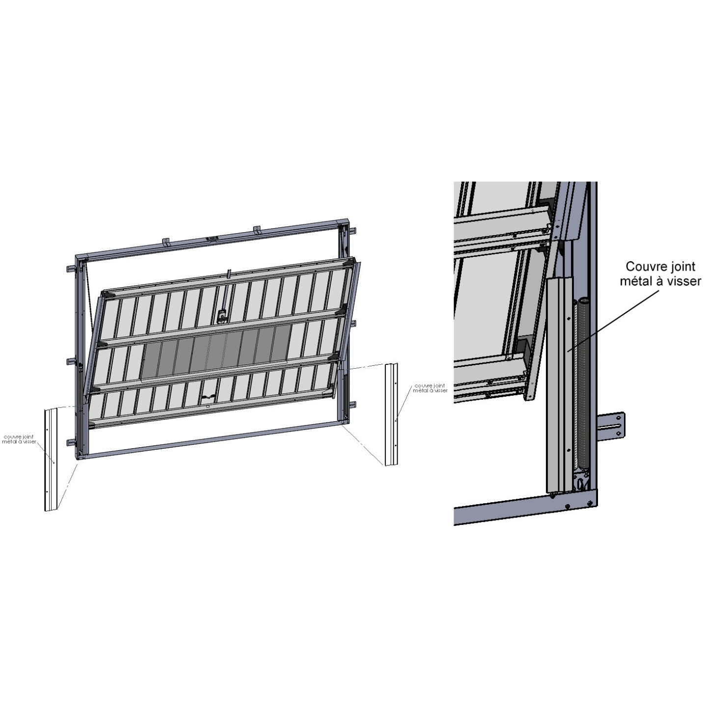 Couvre joint bas Porte Basculante EURONORM