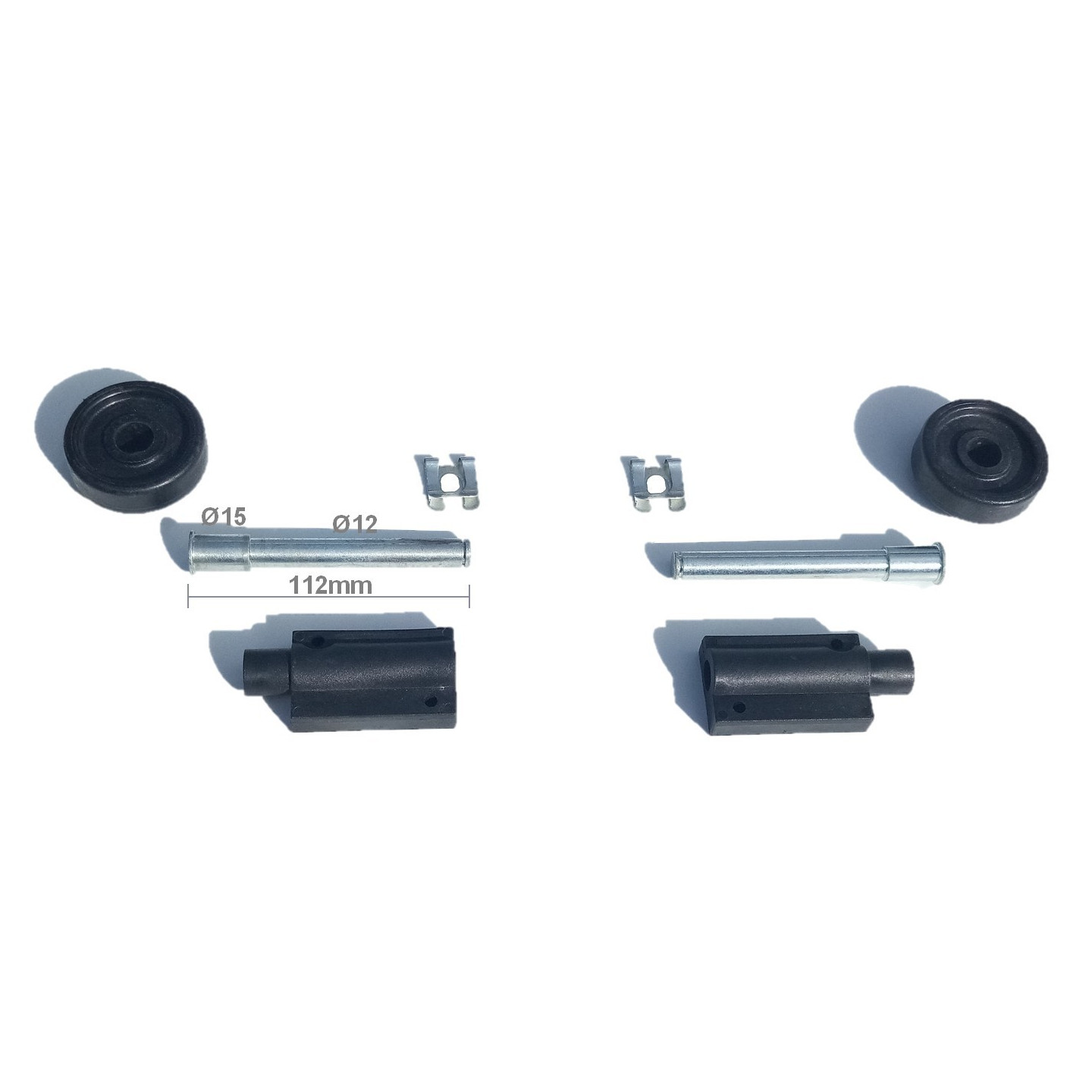 Roulette Diamètre 57mm avec support (la paire)