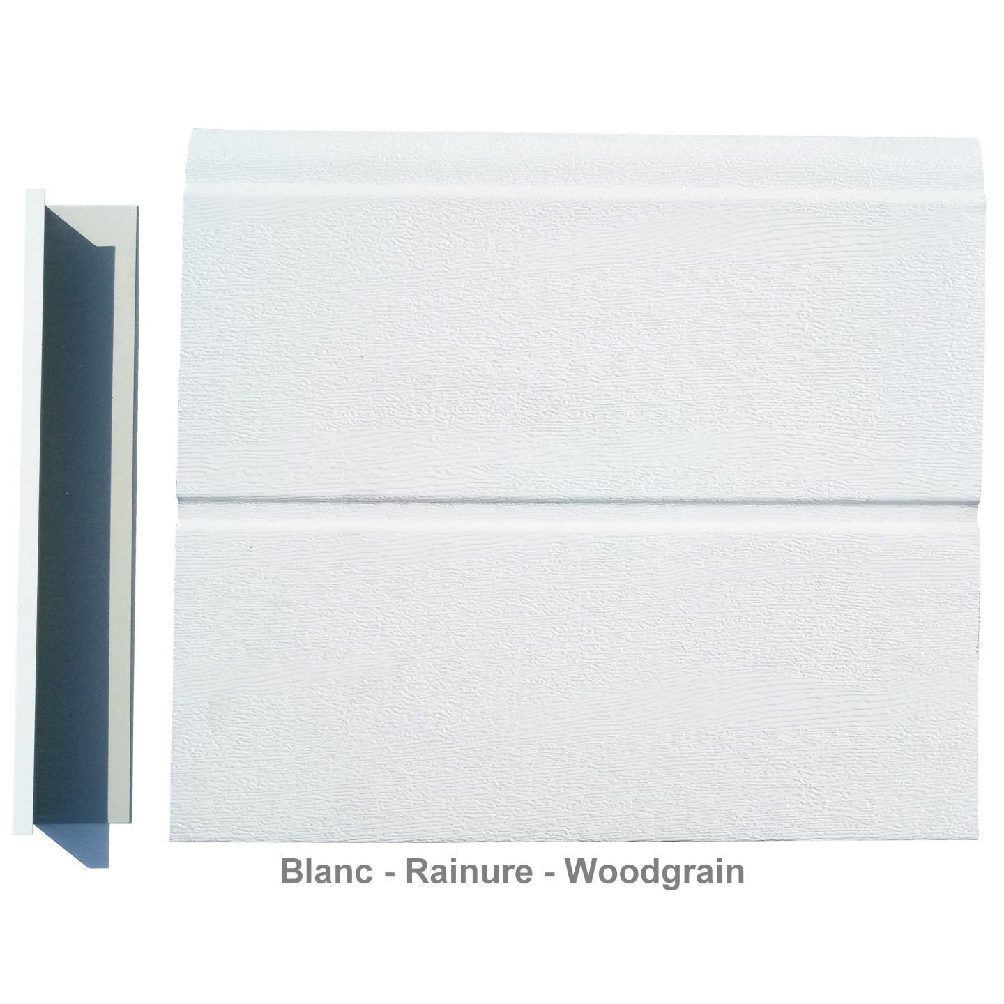 Lot de 4 panneaux RAINURE WOODGRAIN pour remplacement complet du tablier