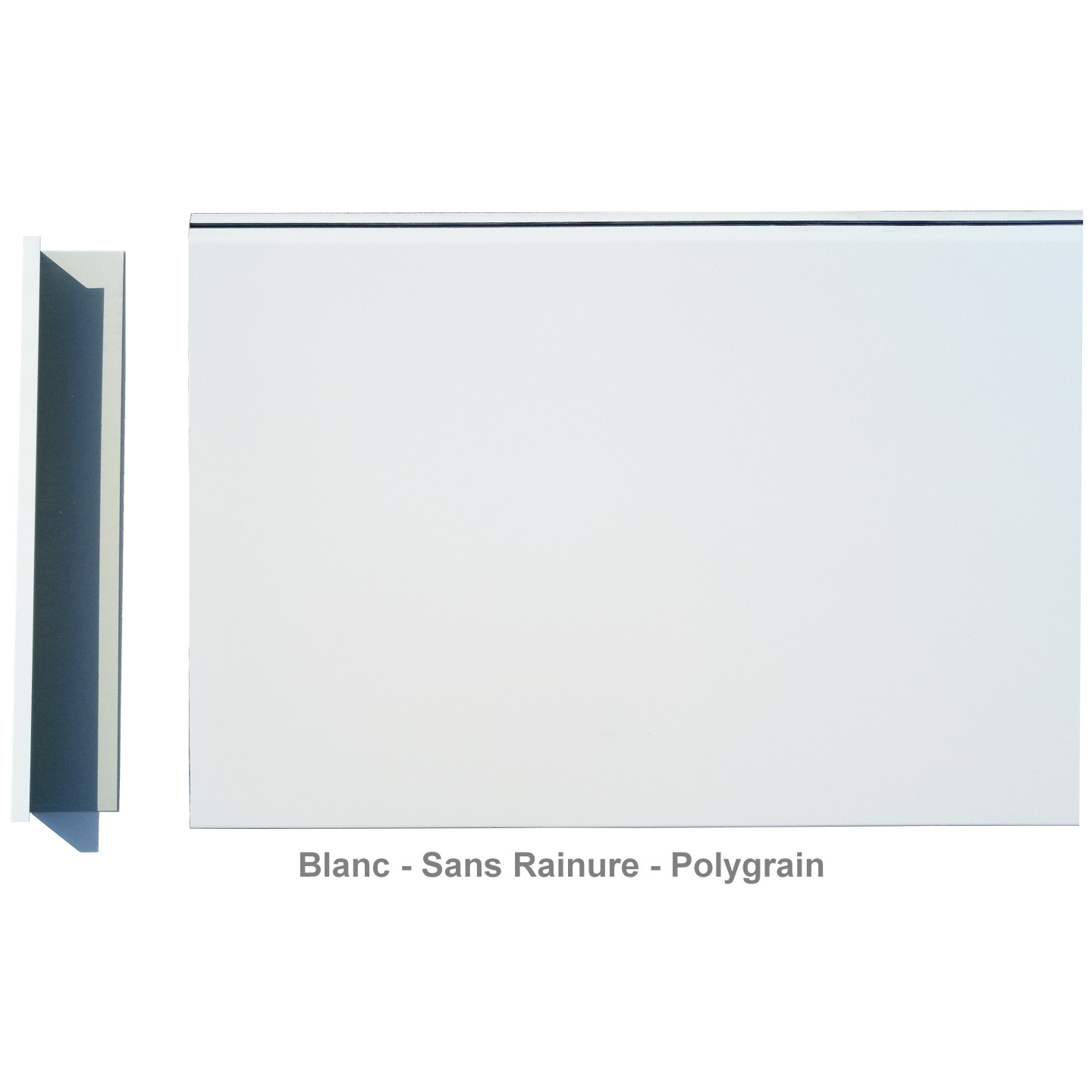 Lot de 4 panneaux POLYGRAIN SANS RAINURE pour remplacement complet du tablier