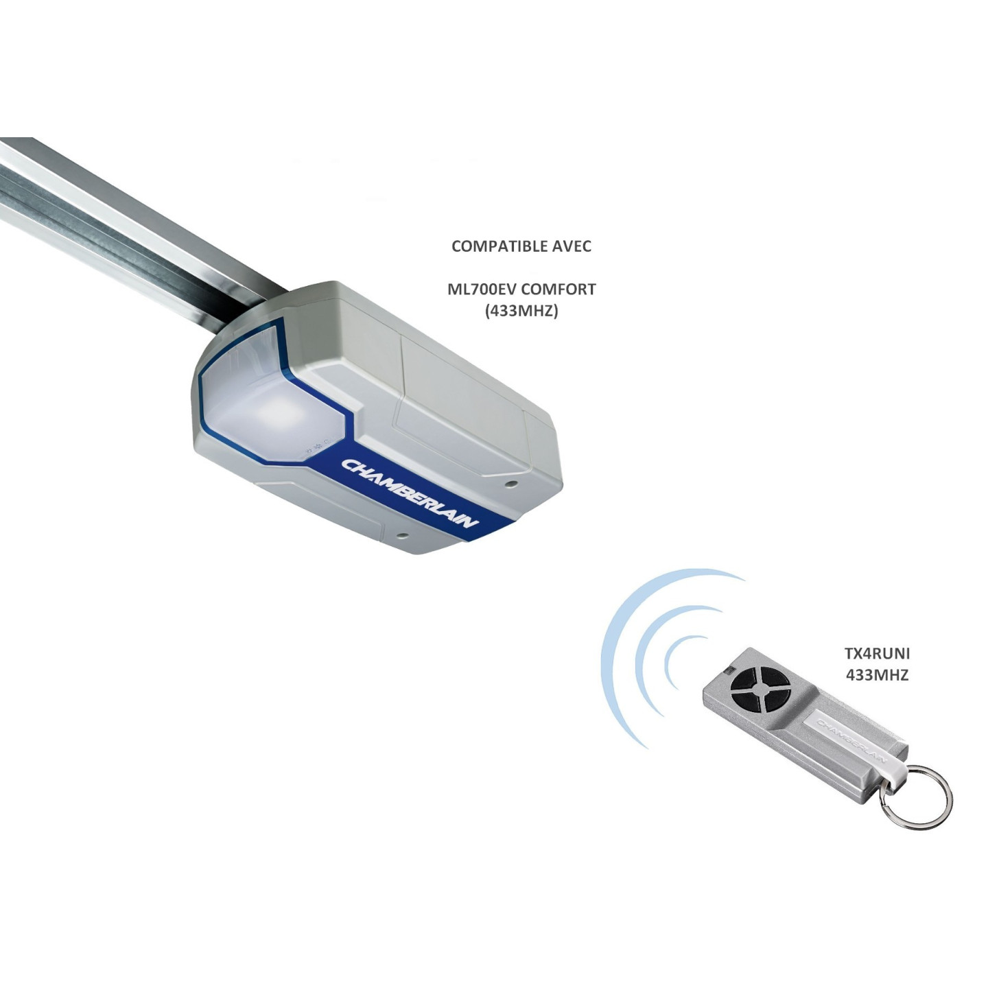 Emetteur moteur CHAMBERLAIN TX4RUNI