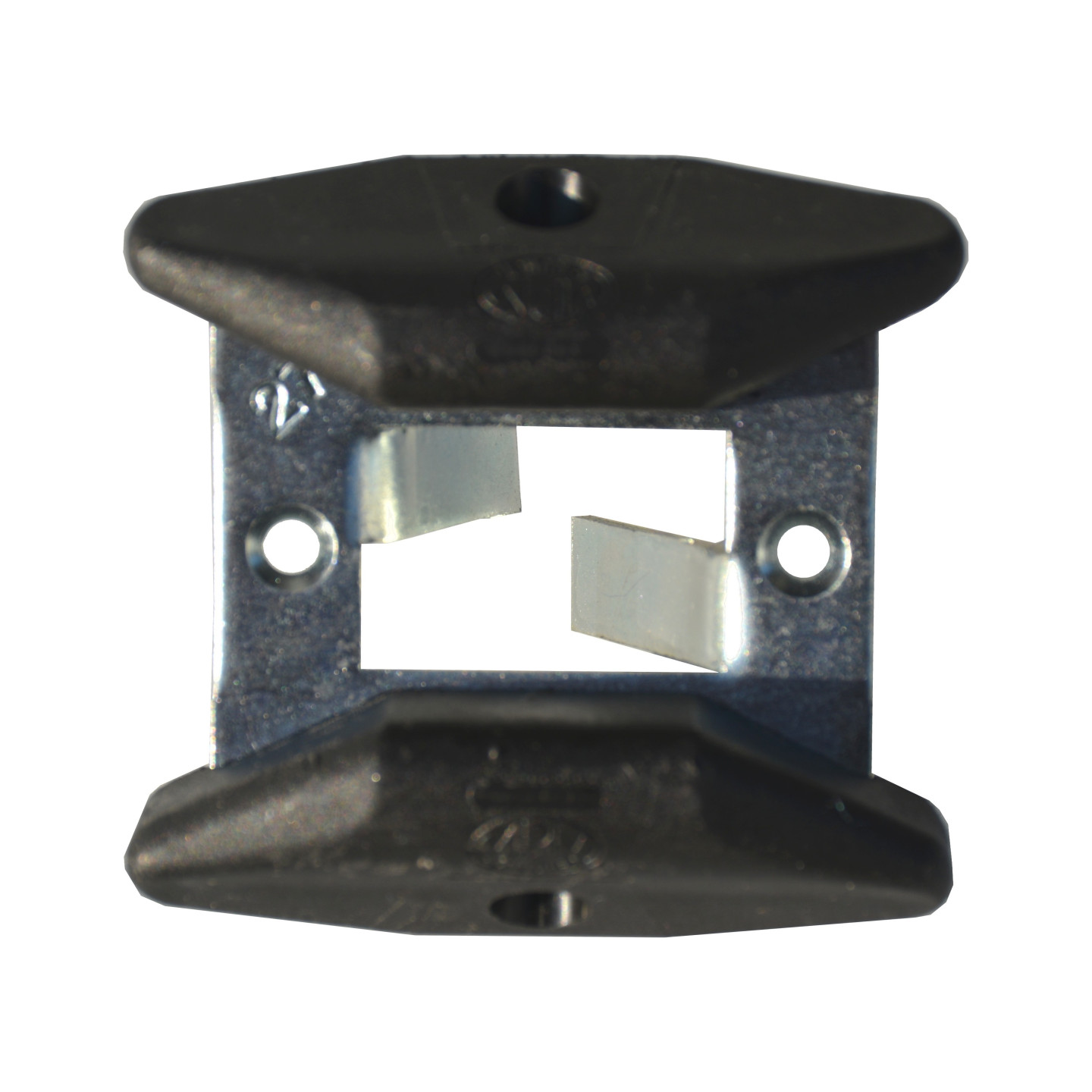 Sabot de guidage bas pour porte sectionnelle à deplacement latéral