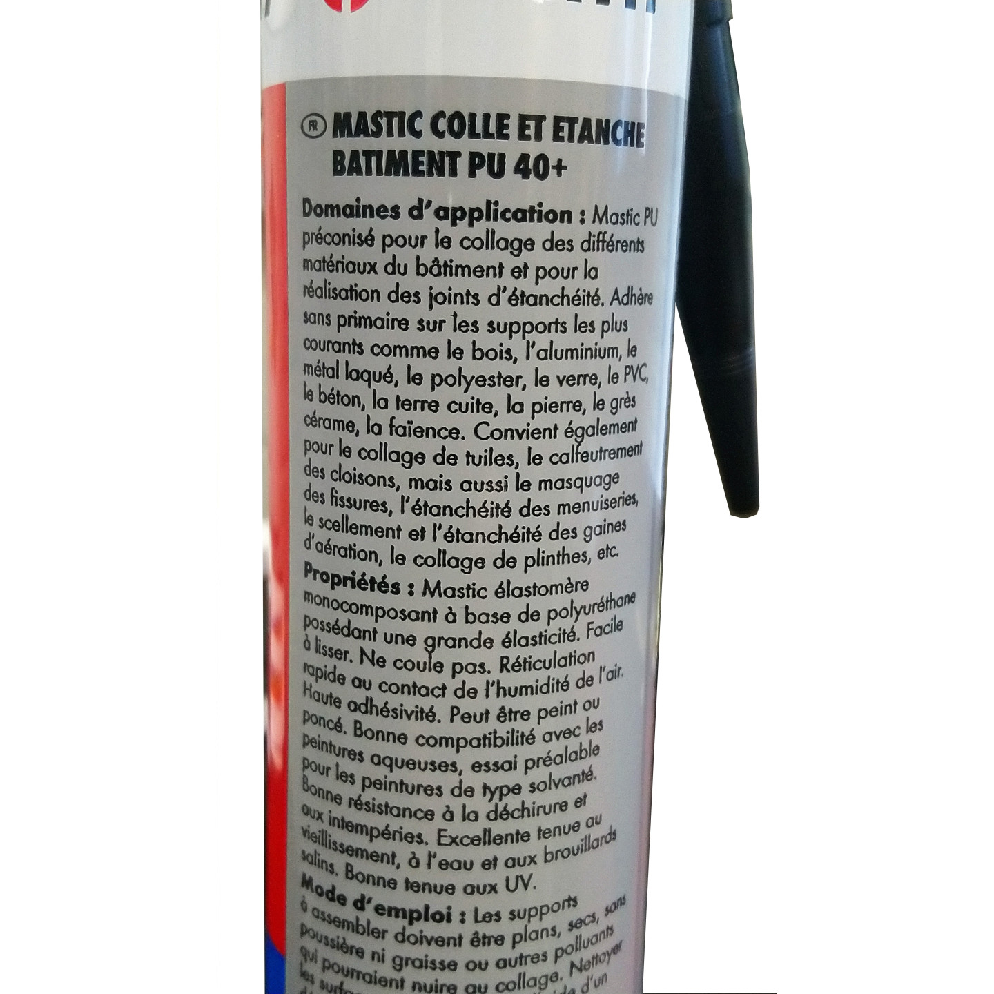 Cartouche de colle mastic polyuréthane