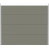 Porte sectionnelle Velocia - Sans rainure / Lisse Polygrain - Gris Quartz RAL 7039 - Motorisée