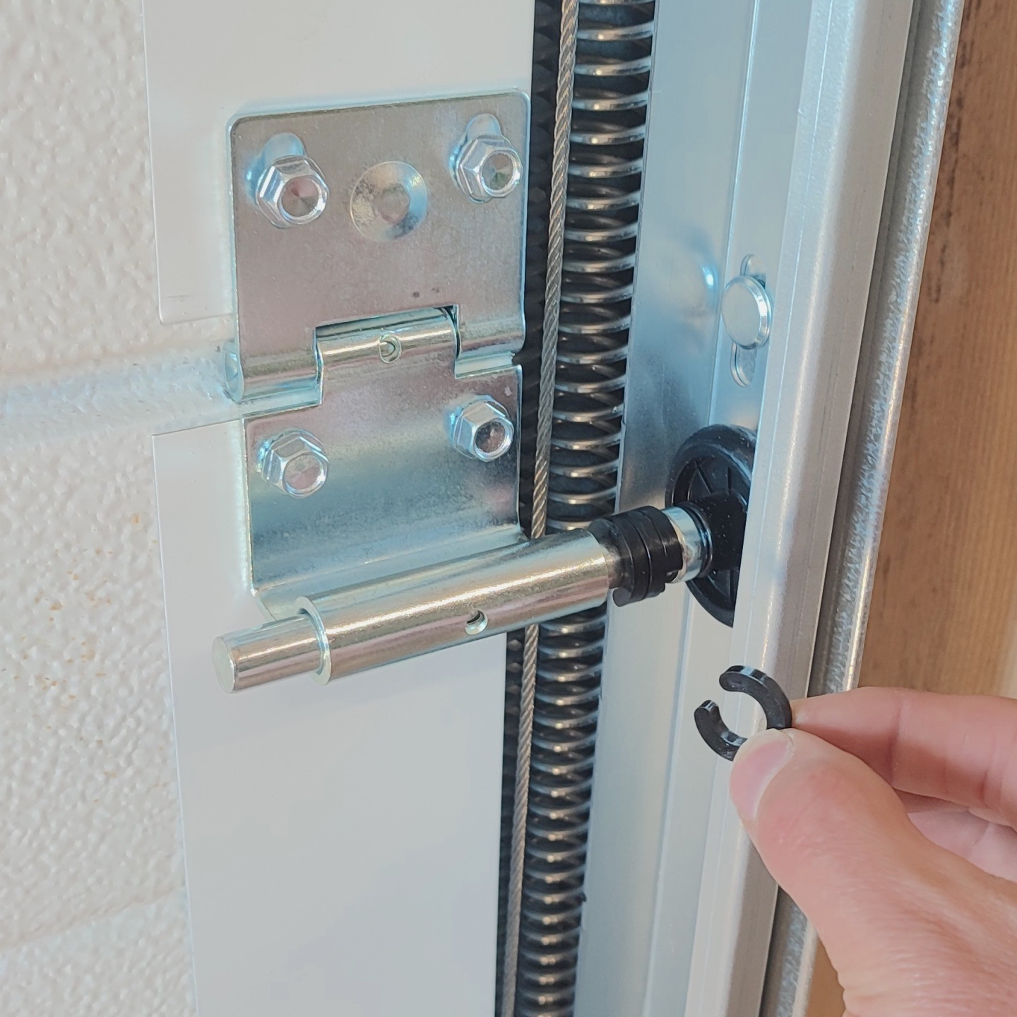 Bagues de centrage pour porte de garage