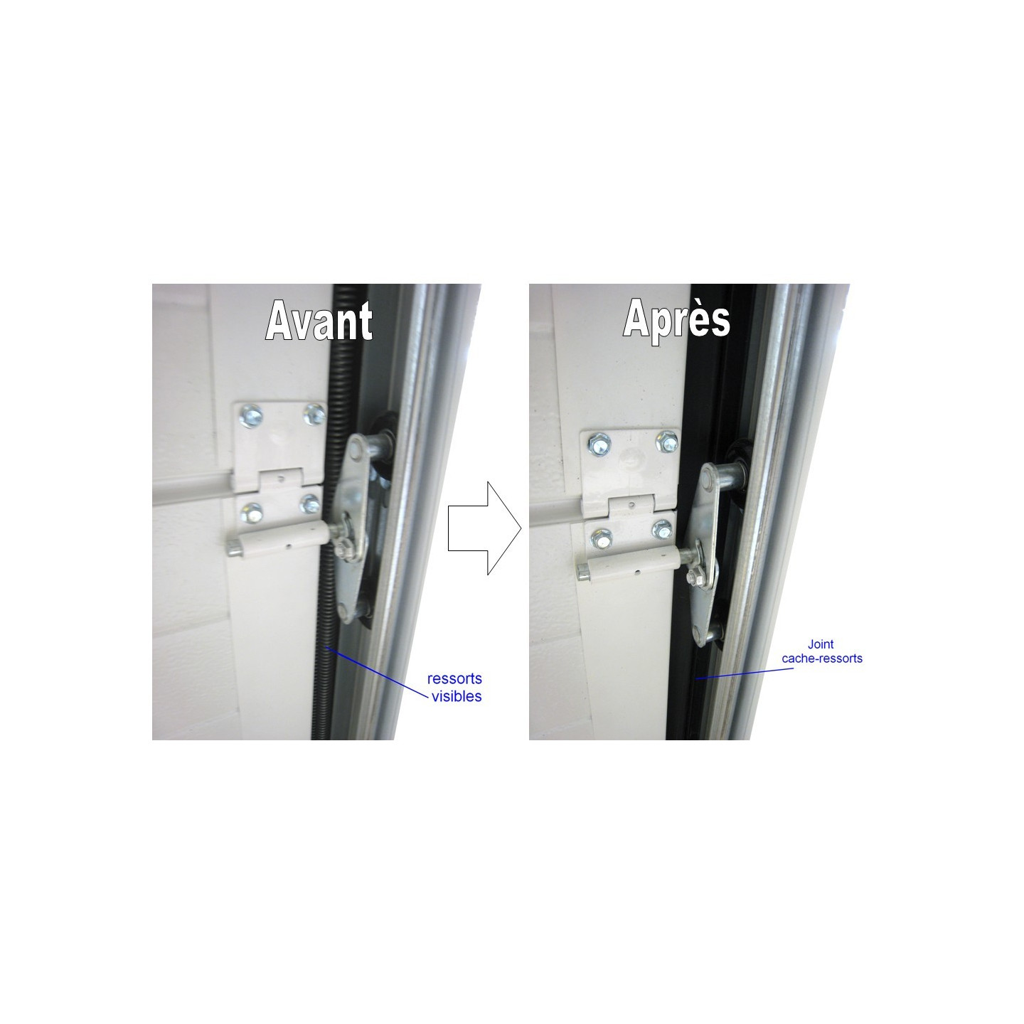 Joint Cache ressorts Montant Sectionnelle 2000 mm
