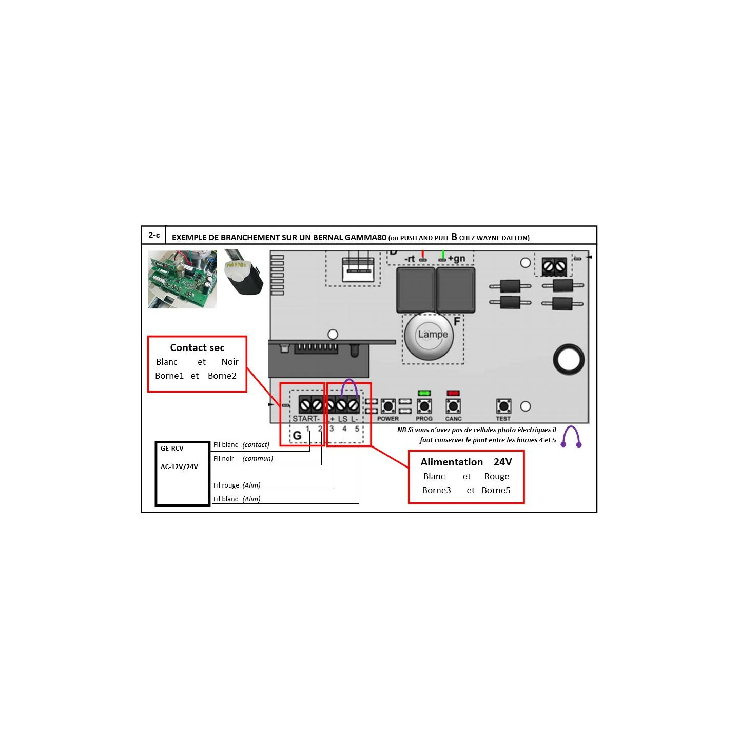 4 canaux sur BERNAL GAMMA80 (ou PUSH AND PULL B CHEZ WAYNE DALTON)