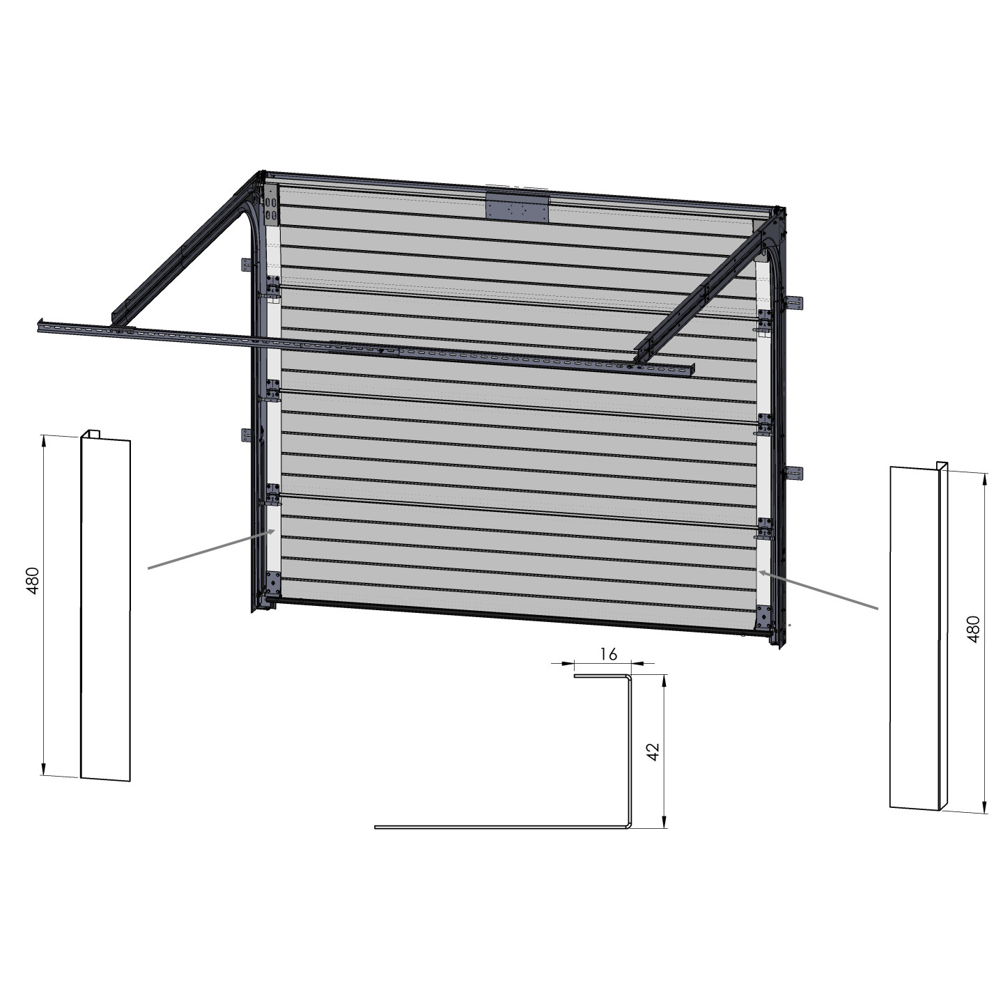 Embout de panneau (La paire)