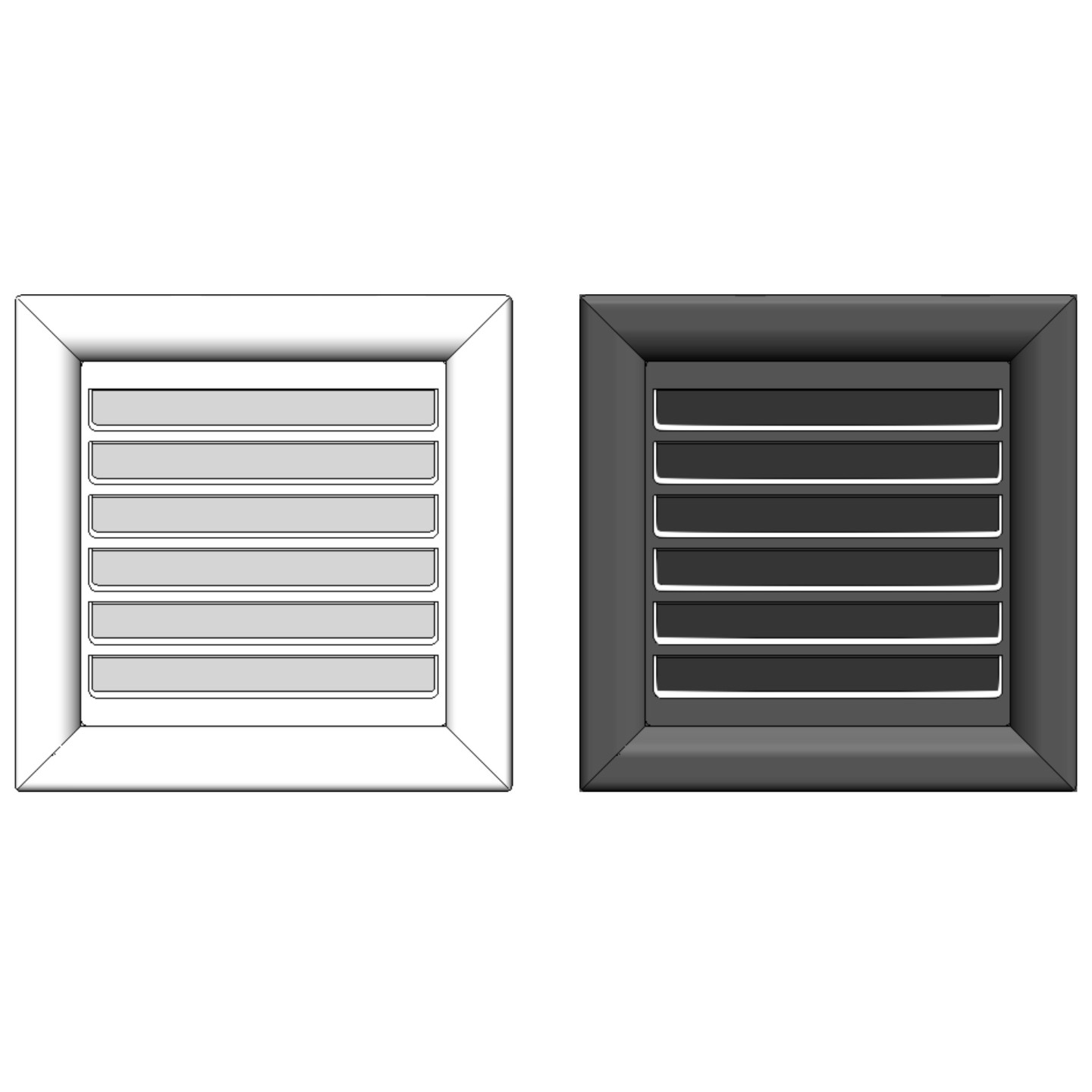 Grille de ventilation pour porte de garage