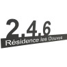Plaque adresse design personnalisée