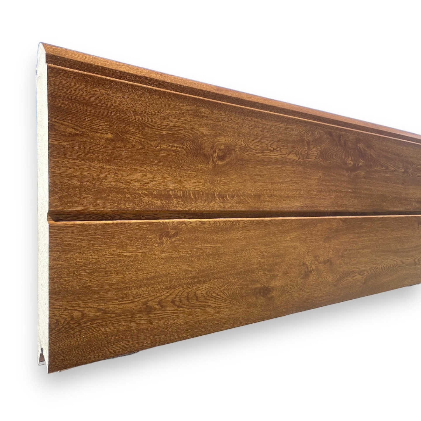 Lot de panneaux chêne doré pour porte de garage