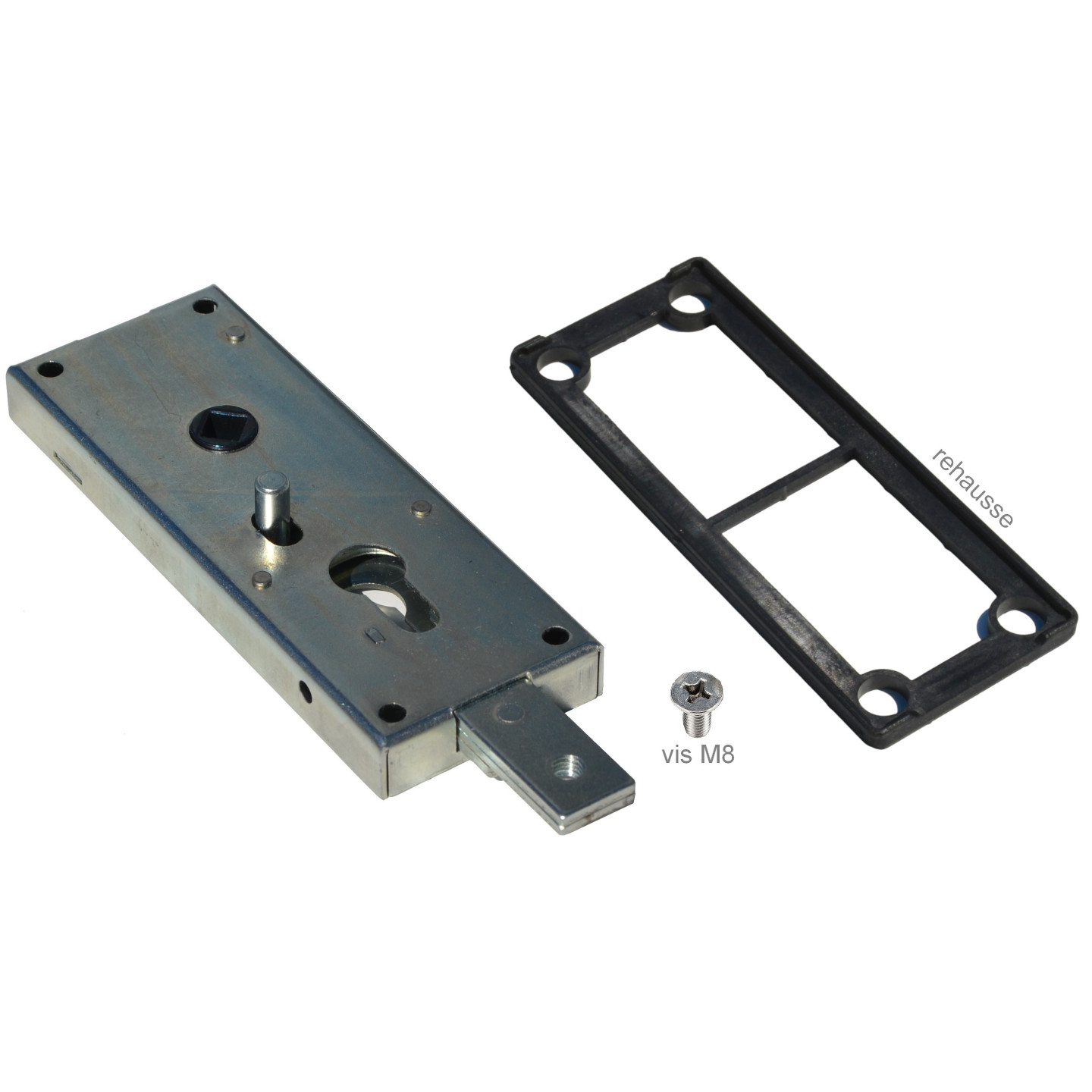 Coffre de serrure Partie Fixe EP17 sortie vers le bas