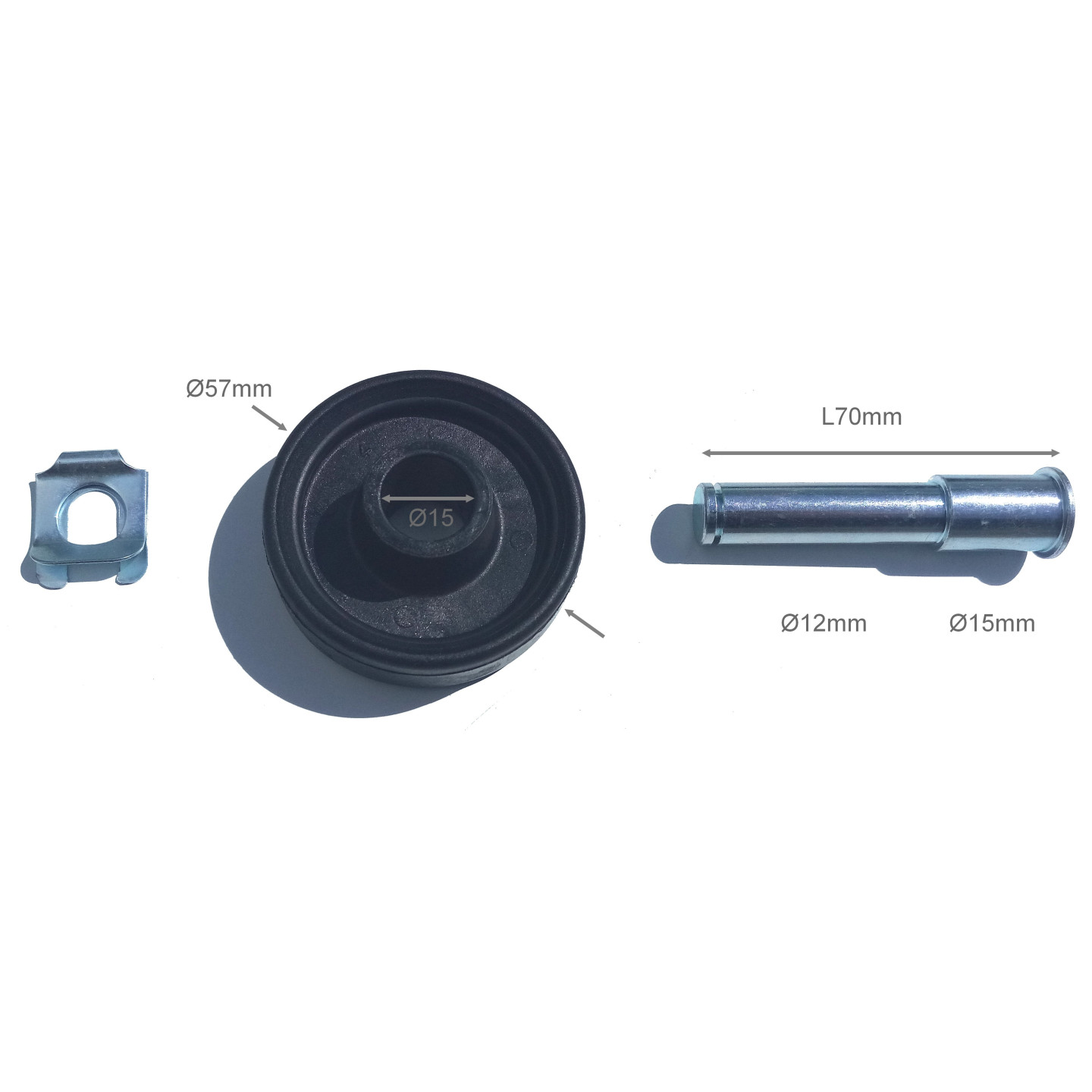 Roulette Diamètre 57mm modèle simple