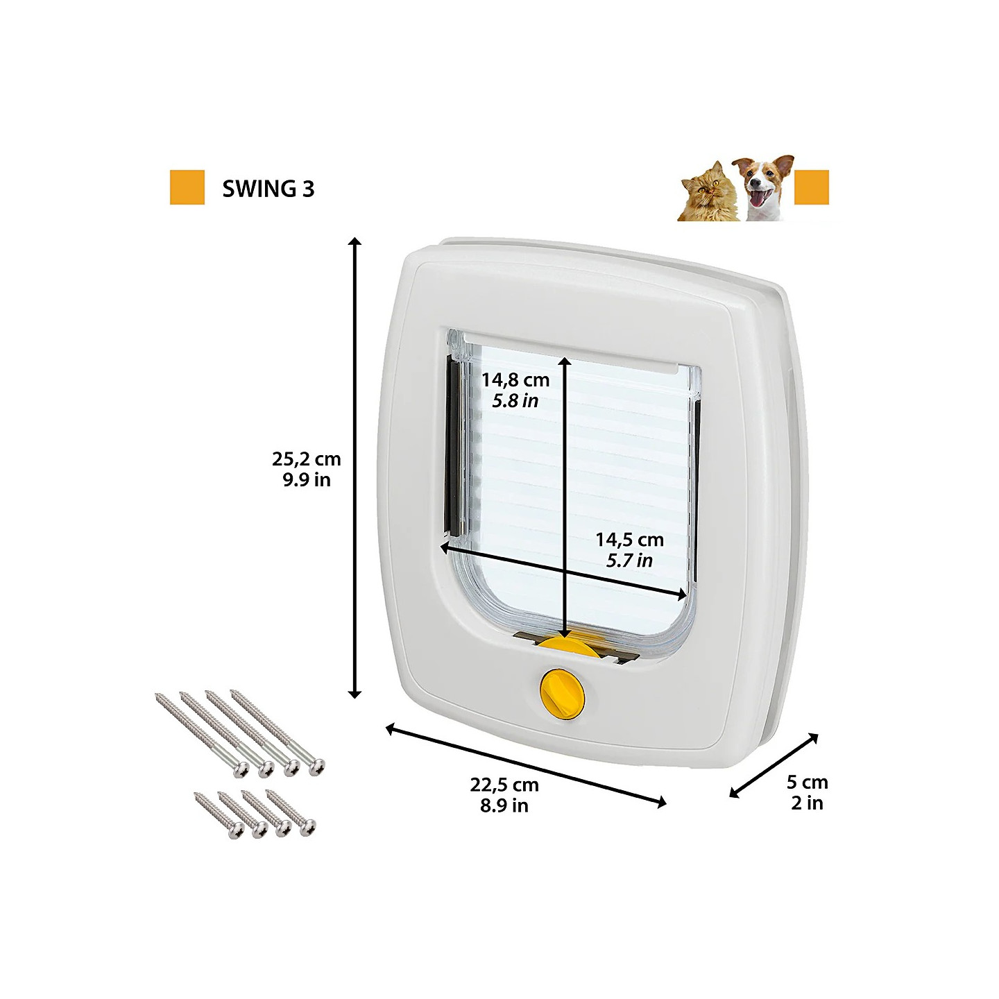 Chatière-Dimensions
