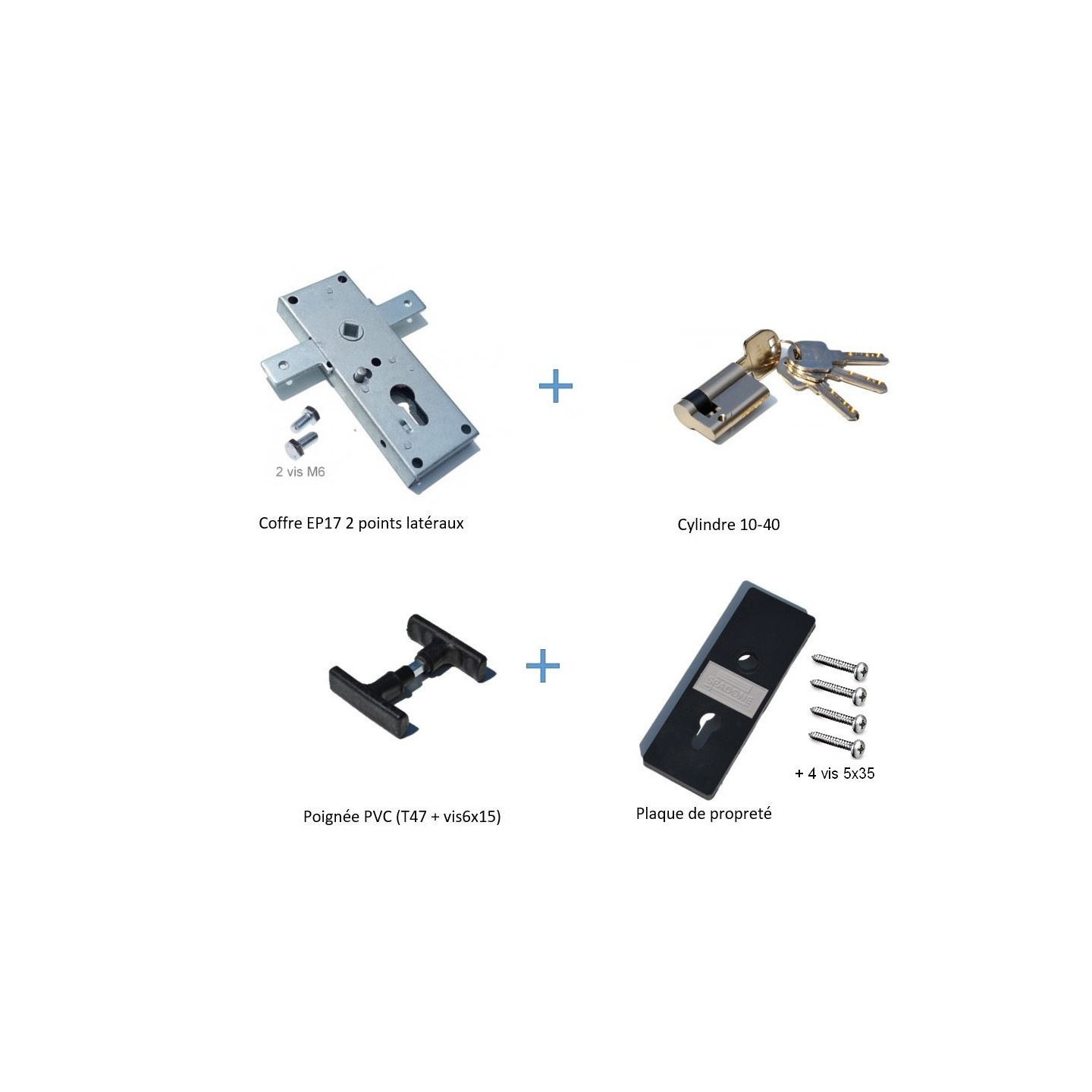 Serrure pour porte sectionnelle Wayne Dalton Iso20