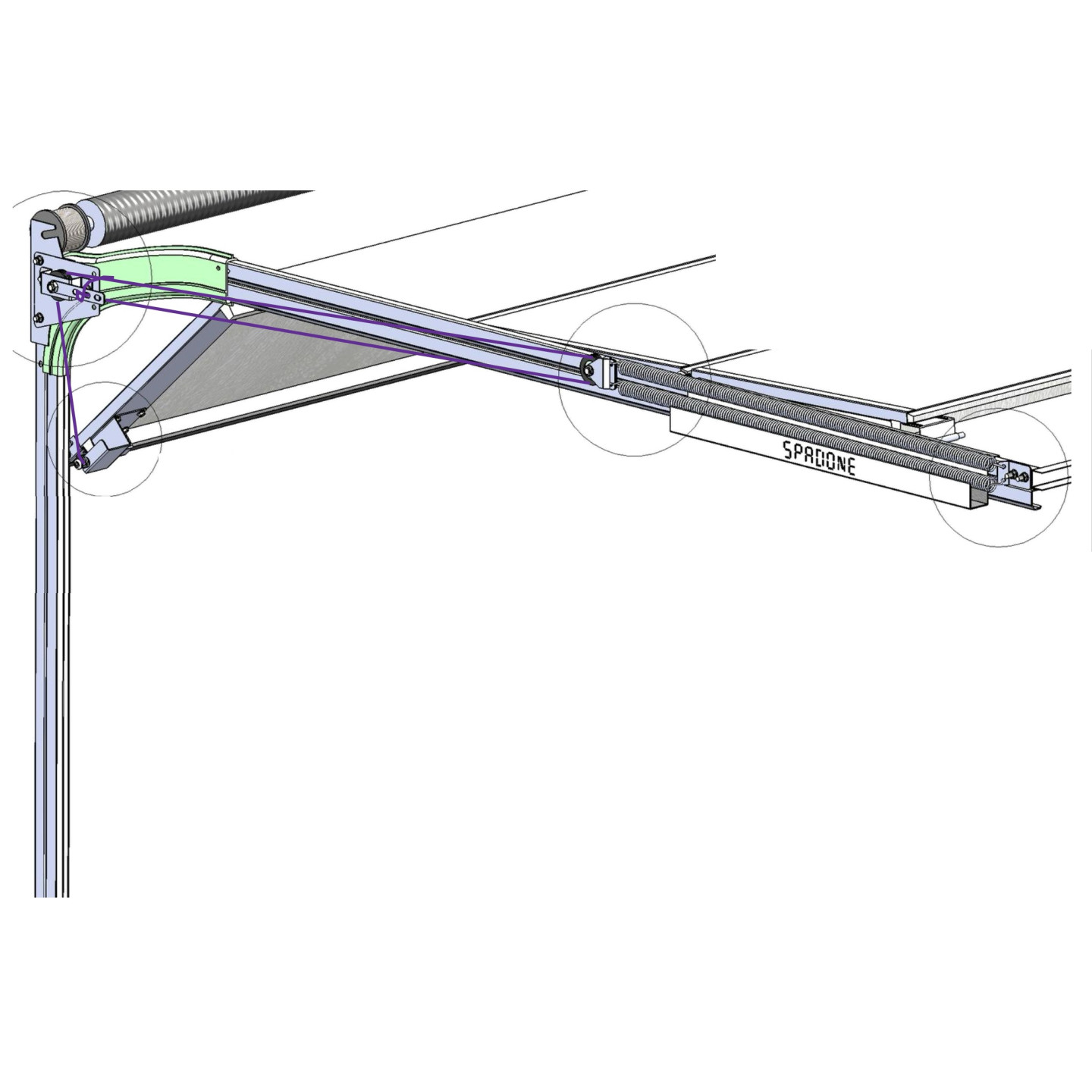 Kit de remplacement ressorts de torsion porte Wayne Dalton