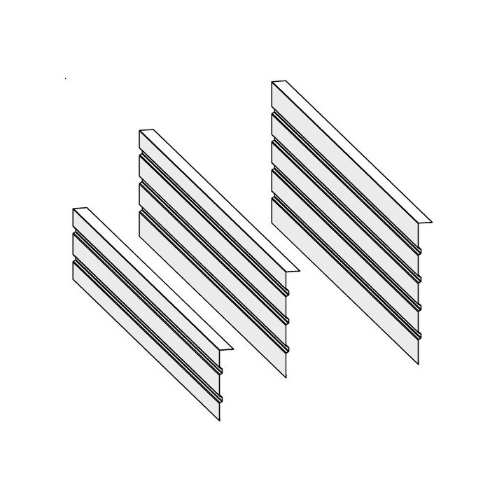 Cornières nervurées 2500mm