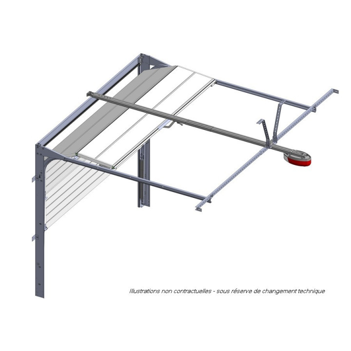 Nut/Gleitschiene - Goldene Eiche - 40mm