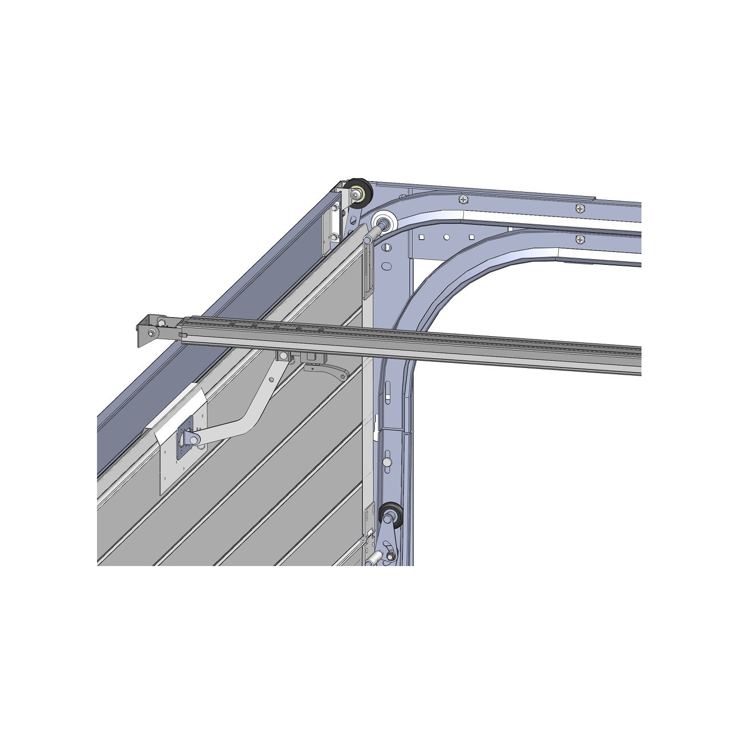 Doubles Rails Horizontaux Sectionnelle