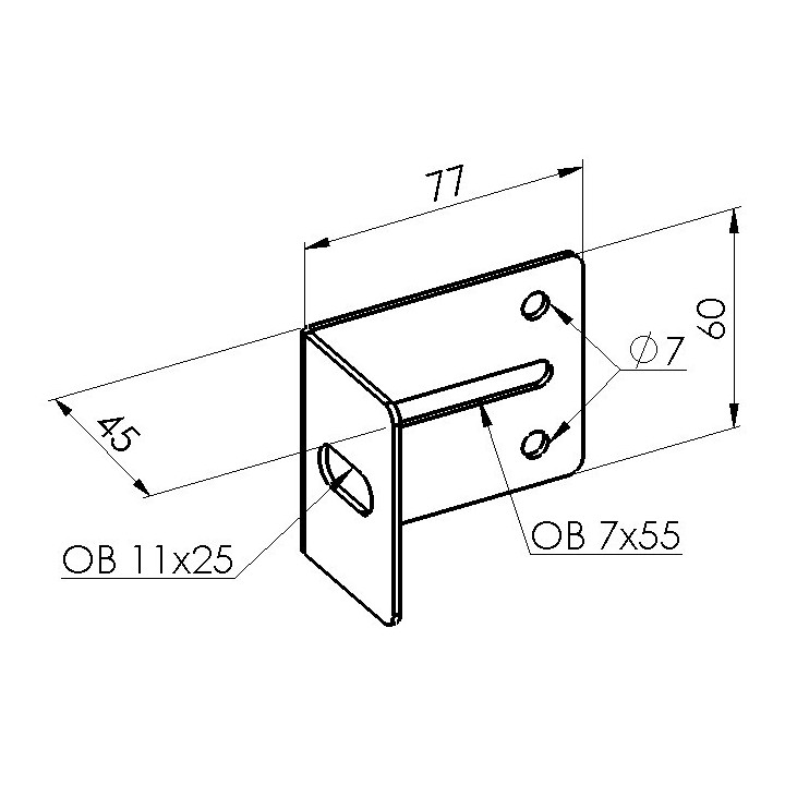 Patte d'ancrage (Lot de 7)