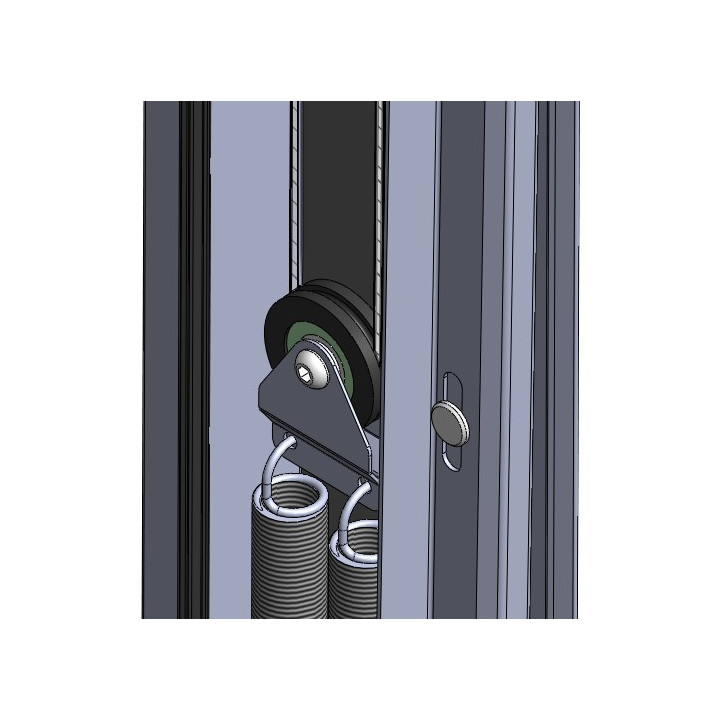 Mobile Nylon Pull Set und Unterstützung