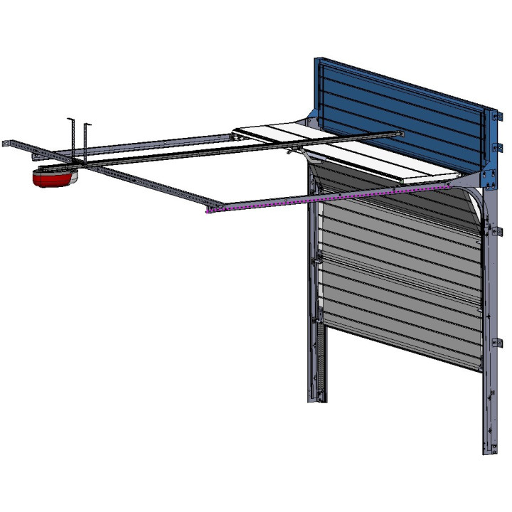 Réhausse porte sectionnelle