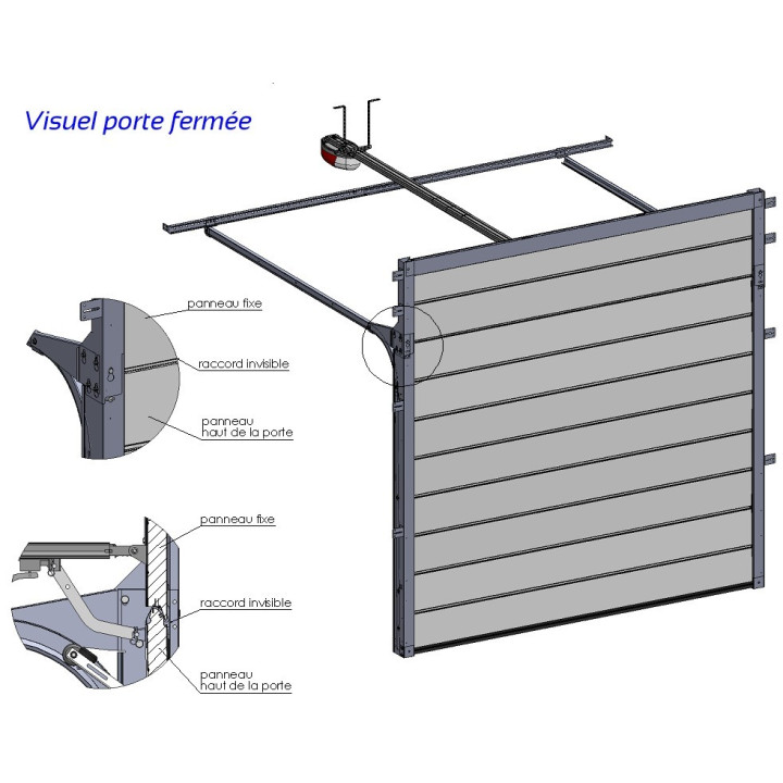 Réhausse porte sectionnelle