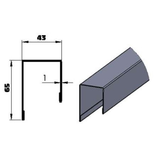 Traverse Haute Basculante
Porte Largeur 2400