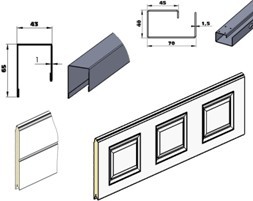 Profils d'huisserie et Panneaux