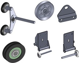 Roulettes et poulies