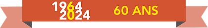 Bannière d'anniversaire pour les 60 ans  d'Axone Spadone (1964 - 2024)