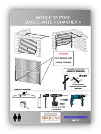Notice de pose Basculante 101 CHANTIER
