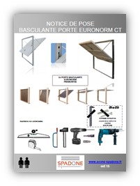 Notice de pose porte basculante euronorm