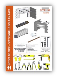 Notice de pose sectionnelle PRO ISOLA EN PACK