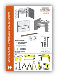 Notice de pose sectionnelle PRO ISOLA PREMONTEE
