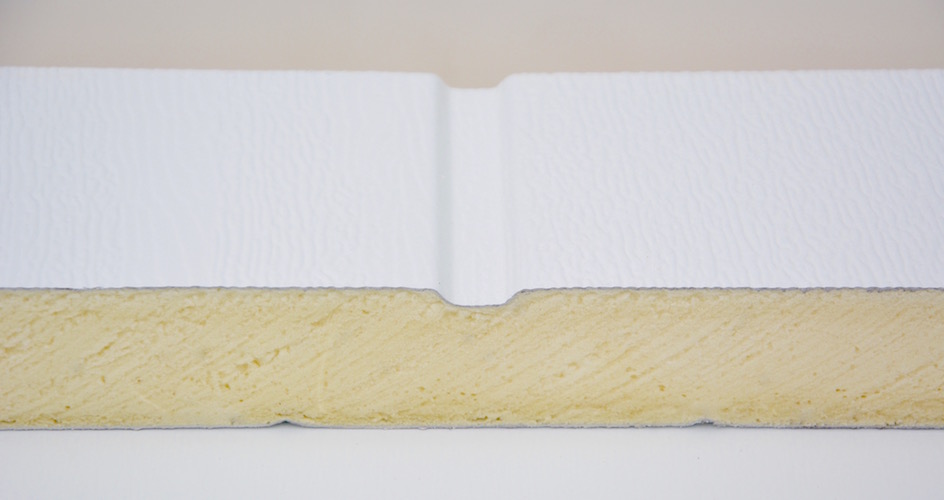 Coupe panneau porte de garage isolation 40mm